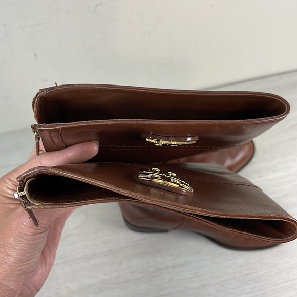 Tory Burch Leather Riding Boots - Picture 12 of 16